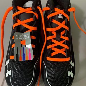 Under Armour Blk/wht Noir Blanc Shoe Us 6y